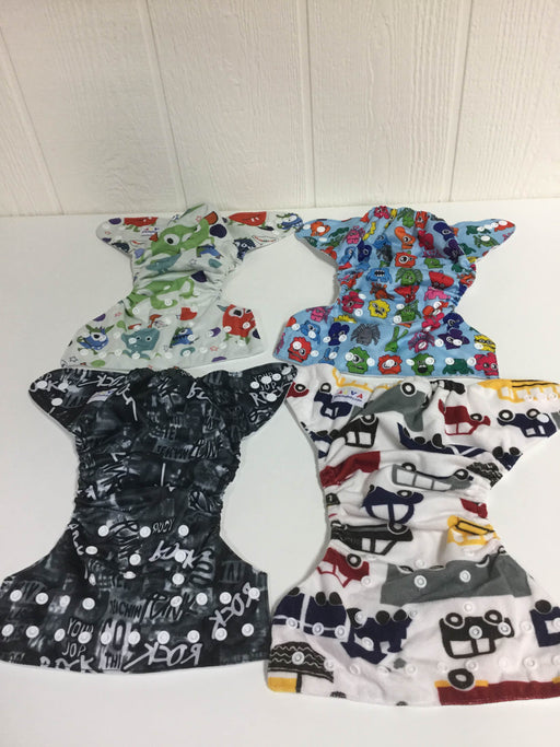 used Alva Baby One Size Adjustable Cloth Diapers
