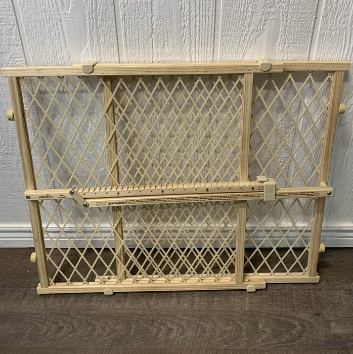 secondhand Evenflo Position And Lock Pressure Mount Gate