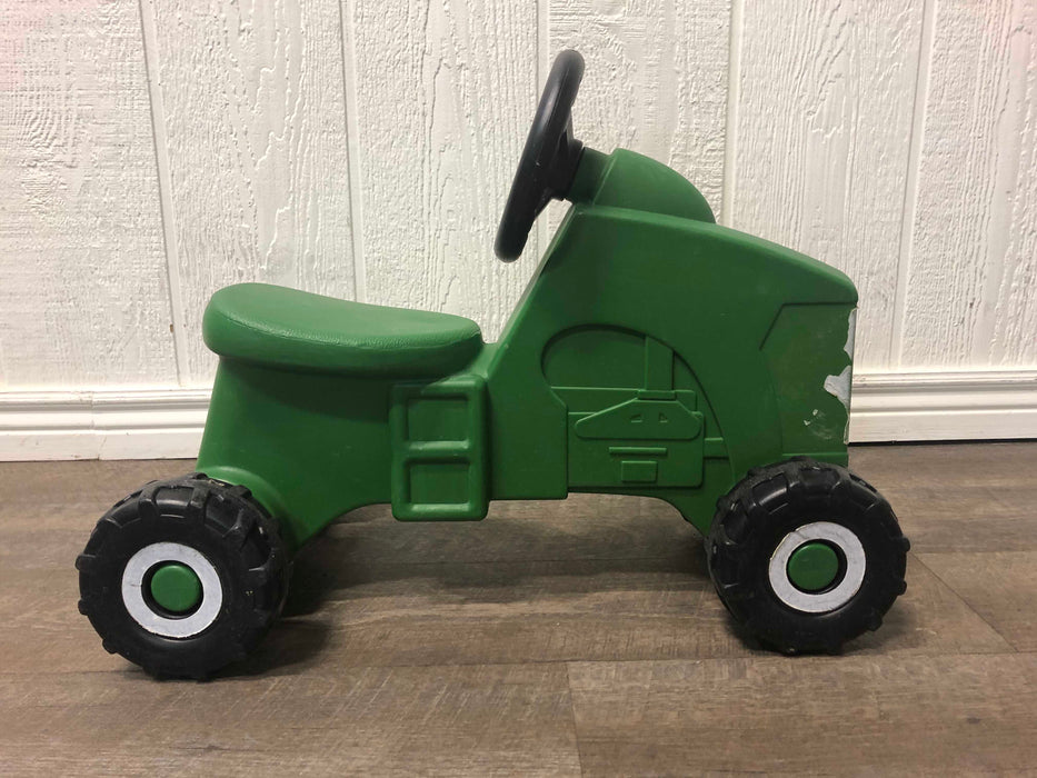 secondhand John Deere Foot to Floor Ride On Tractor Toy