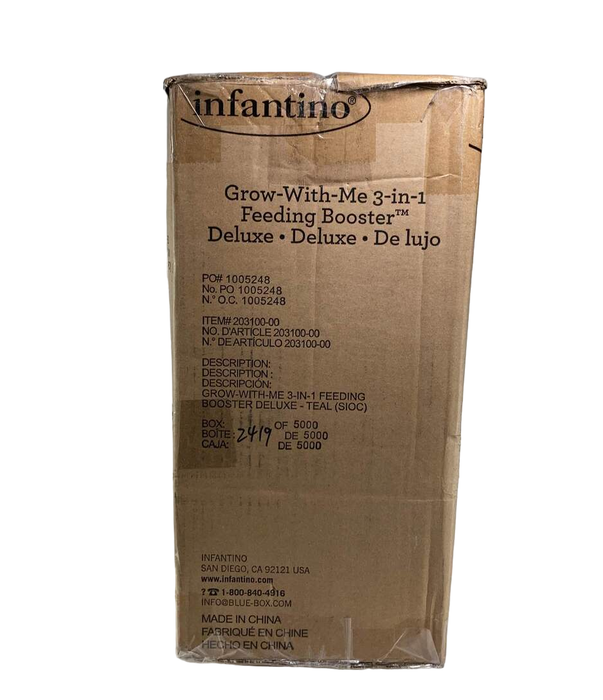 Shop Infantino Grow With Me 4 In 1 Two Can Dine Deluxe Booster Seat, Teal at Goodbuygears