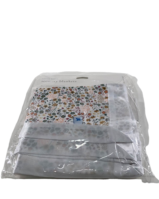 Shop Little Unicorn Cotton Muslin Security Blankets 3 Pack, Pressed Petals at Goodbuygears