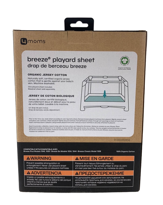 Shop 4moms Breeze Playard Organic Jersey Cotton Sheet at Goodbuygears