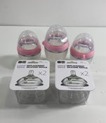 used Comotomo Baby Bottle Bundle Gift Set, Pink