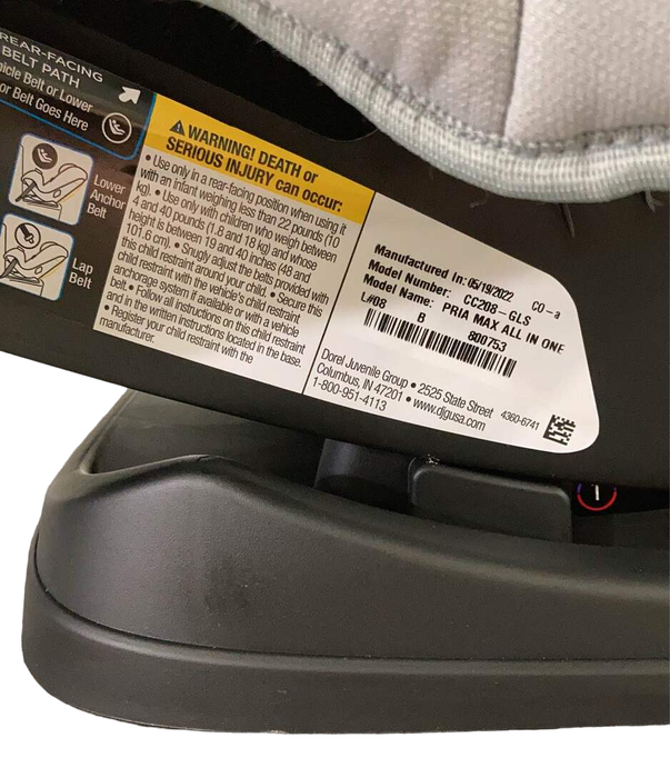 Shop Maxi-Cosi Pria Max All-in-One Convertible Car Seat, 2022, Network Grey at Goodbuygears