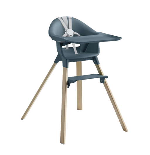 Shop Stokke Clikk High Chair, Fjord Blue at Goodbuygears