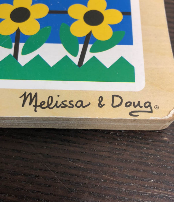 used Melissa & Doug Jumbo Knob Puzzle