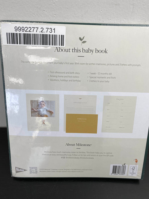 secondhand Milestone Baby Milestone Journal