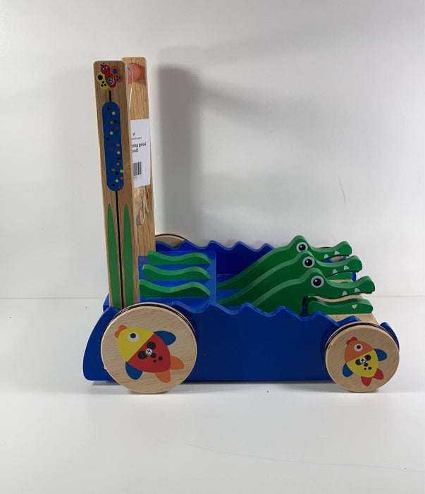 secondhand Melissa & Doug Chomp and Clack Alligator Push Toy