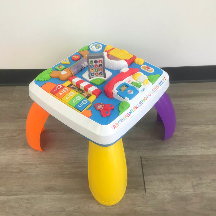 secondhand Fisher Price Laugh & Learn Learning Table, Around The Town