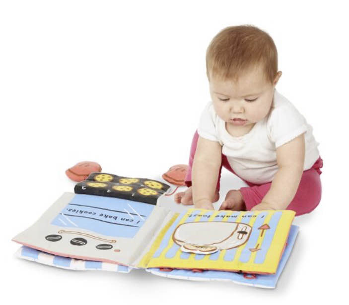 secondhand Melissa & Doug Soft Activity Book- Little Chef