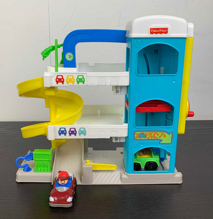 used Fisher Price Parking Garage And Gas Station