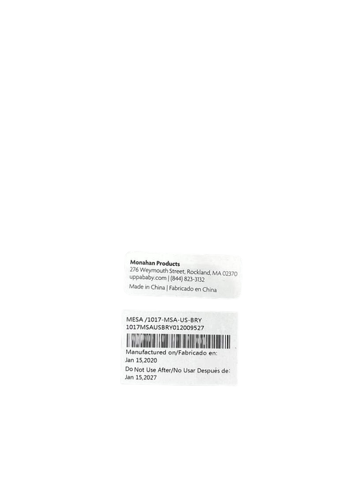 Shop UPPAbaby MESA Infant Car Seat, 2020, Bryce (White) at Goodbuygears