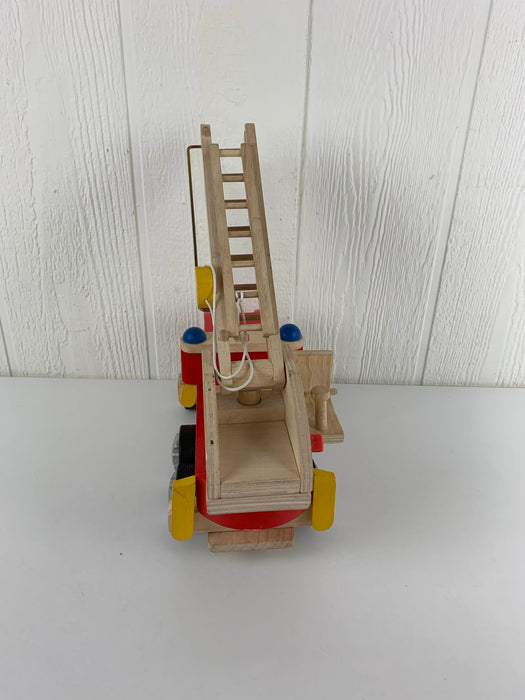 used Plan Toys Fire Engine