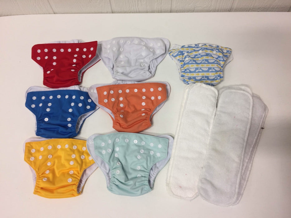used BUNDLE Newborn Cloth Diapers