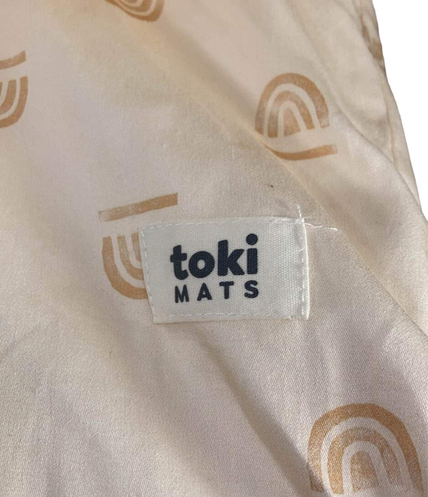Shop Toki Kids Standard Padded Play Mat 40" x 40", Rainbow peach at Goodbuygears