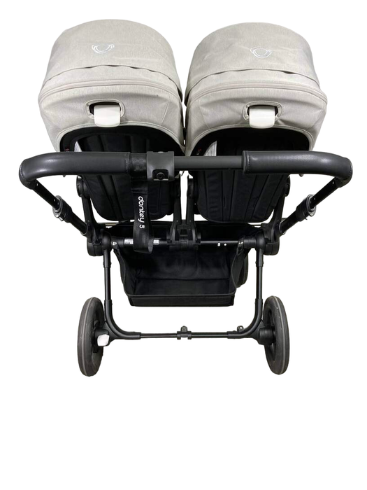 Shop Bugaboo Donkey 5 Duo Stroller, 2023, Black , Grey Melange at Goodbuygears