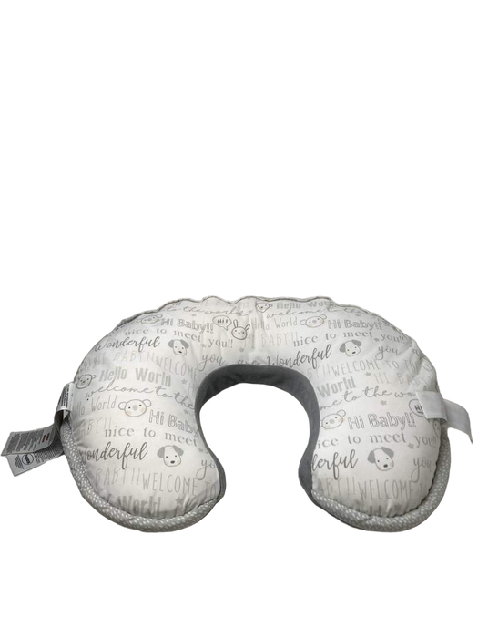 secondhand Boppy Nursing and Infant Support Luxe Pillow, Hello World