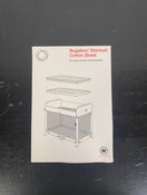 secondhand Bugaboo Stardust Sheet, Mineral White