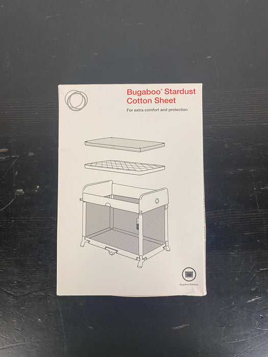 secondhand Bugaboo Stardust Sheet, Mineral White