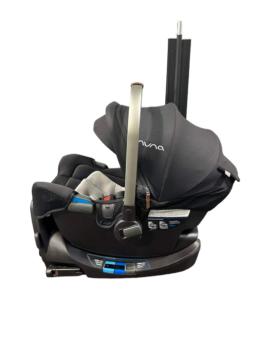 Shop Nuna PIPA rx Infant Car Seat with RELX Base, 2020, Caviar at Goodbuygears