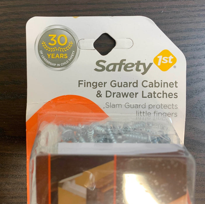 secondhand Safety 1st Cabinet And Drawer Latches, With Finger Guard