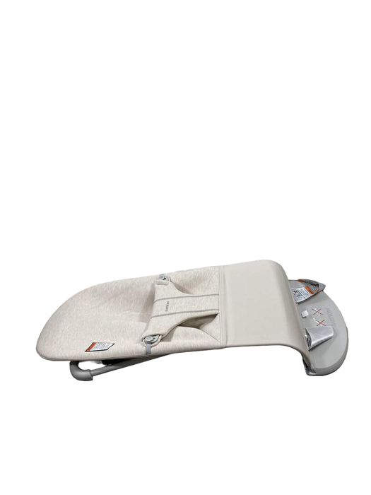Shop BabyBjorn Bouncer Bliss, Light Gray Frame, Light Beige 3D Jersey at Goodbuygears