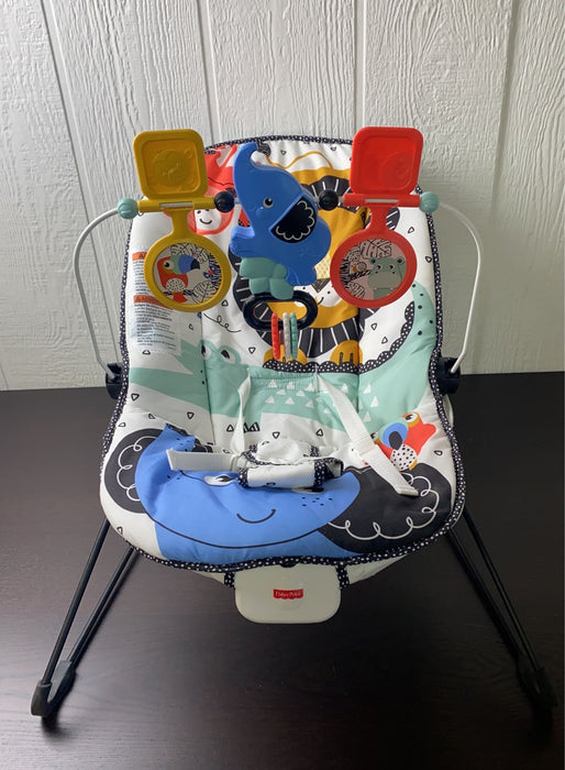 used Fisher Price Baby Bouncer, Lion Around