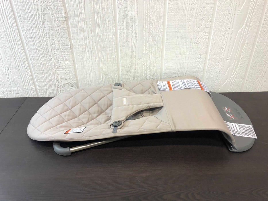 Shop BabyBjorn Bouncer Bliss, Sand Gray, Cotton at Goodbuygears