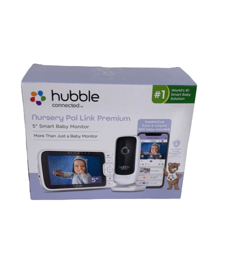 Hubble Connected Nursery Pal Link Premium: 5" Smart Baby Monitor