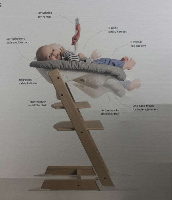 Shop Stokke Tripp Trapp Newborn Set, Grey, 2018+ at Goodbuygears