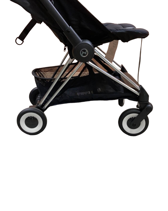 Shop Cybex Coya Stroller, 2023, Chrome, Sepia Black at Goodbuygears