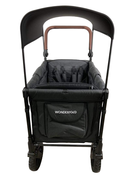 Shop Wonderfold W4 Luxe Quad Stroller Wagon, Volcanic Black, 2023 at Goodbuygears