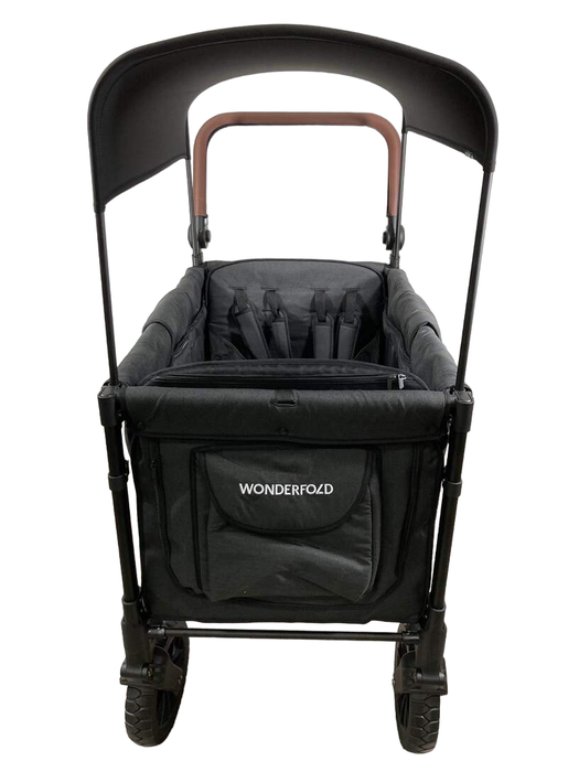 Shop Wonderfold W4 Luxe Quad Stroller Wagon, Volcanic Black, 2023 at Goodbuygears