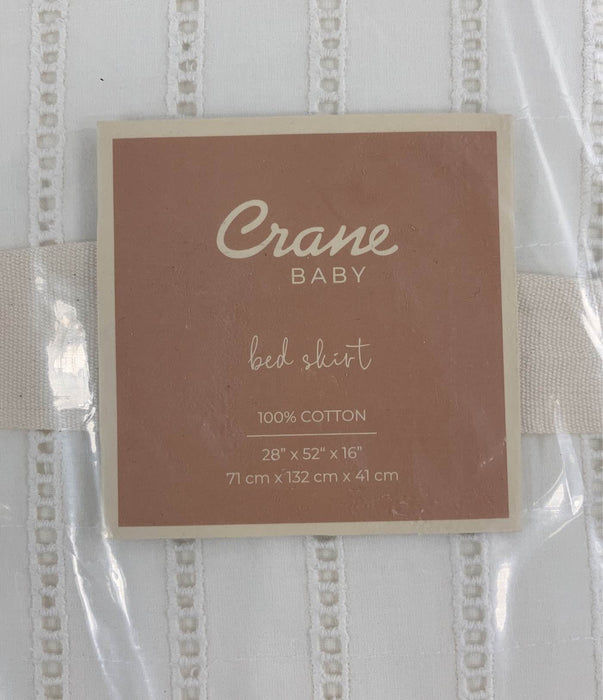 Shop Crane Baby Crib Bed Skirt, Off-White Boho at Goodbuygears