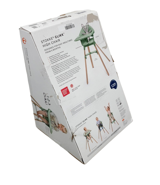 Shop Stokke Clikk High Chair, Fjord Blue at Goodbuygears