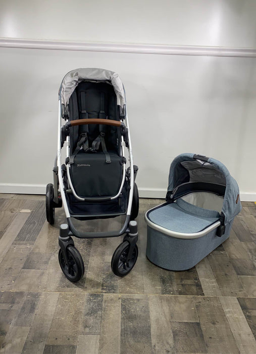 Shop UPPAbaby VISTA V2 Stroller, 2020, Gregory (Blue Melange) at Goodbuygears