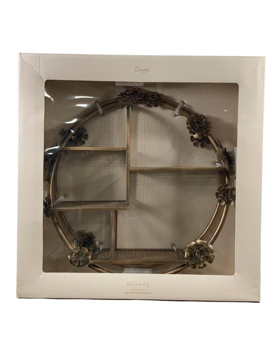 Shop Crane Baby Brass Finish Wall Shelf at Goodbuygears