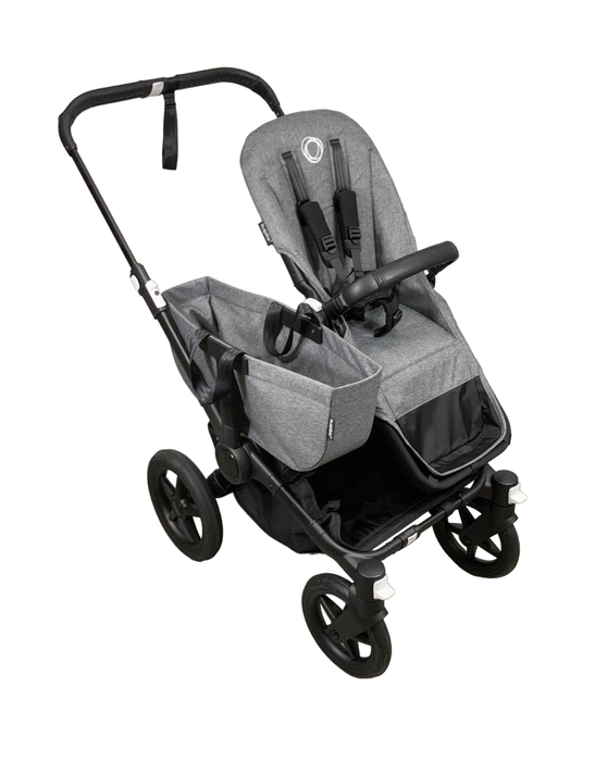 Shop Bugaboo Donkey 5 Stroller Mono, 2021, Grey Melange, Black at Goodbuygears