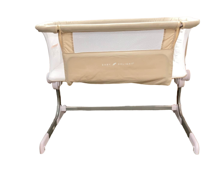 used Baby Delight Beside Me Dreamer Bassinet & Bedside Sleeper, Organic Oat