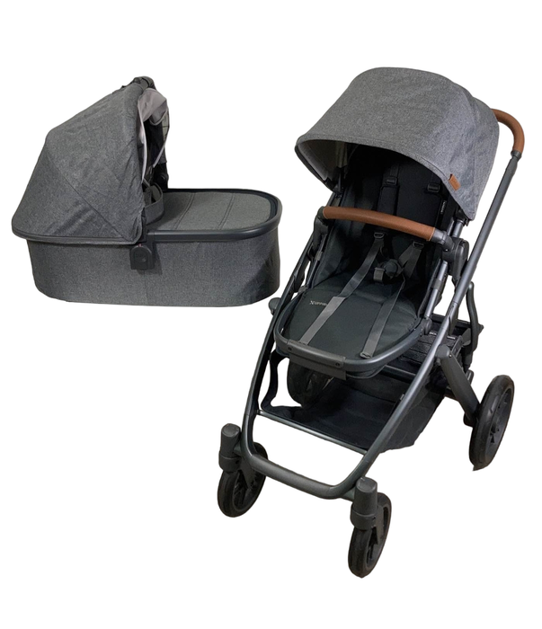 Shop UPPAbaby VISTA V2 Stroller, Greyson (Charcoal Melange), 2022 at Goodbuygears