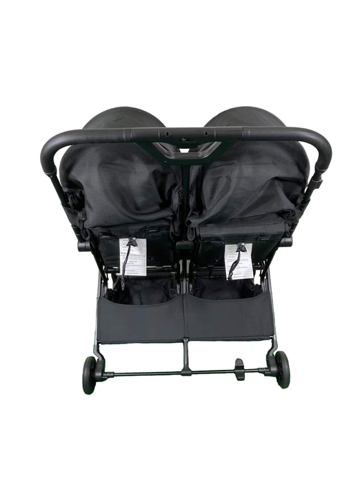 Mompush Lithe Double Stroller, 2023, Black
