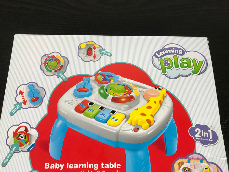 secondhand Learn & Play Musical Activity Learning Table