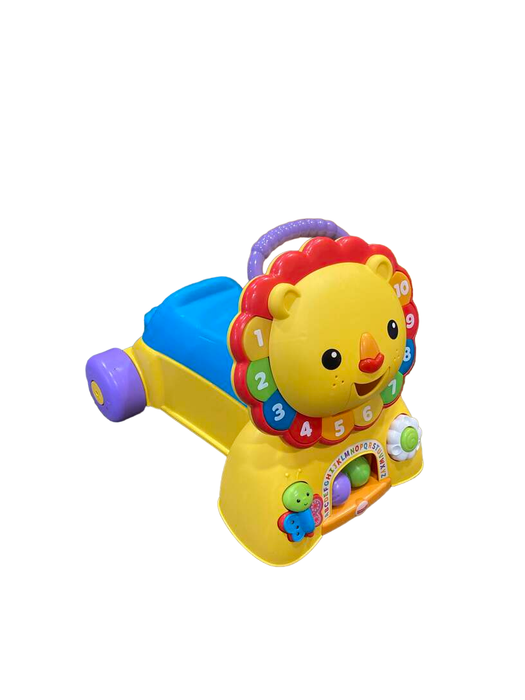 used Fisher Price 3-in-1 Sit, Stride, and Ride Lion Toy