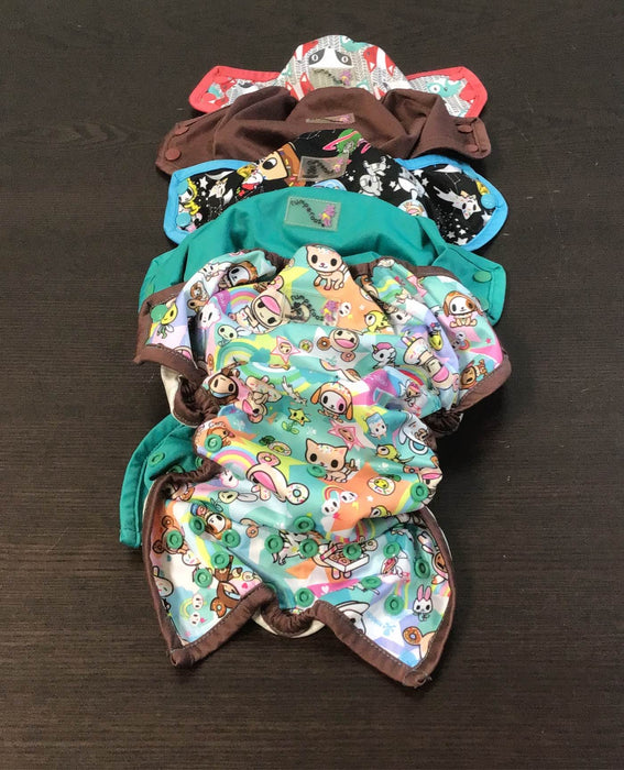 used BUNDLE Rumparooz Cloth Diapers
