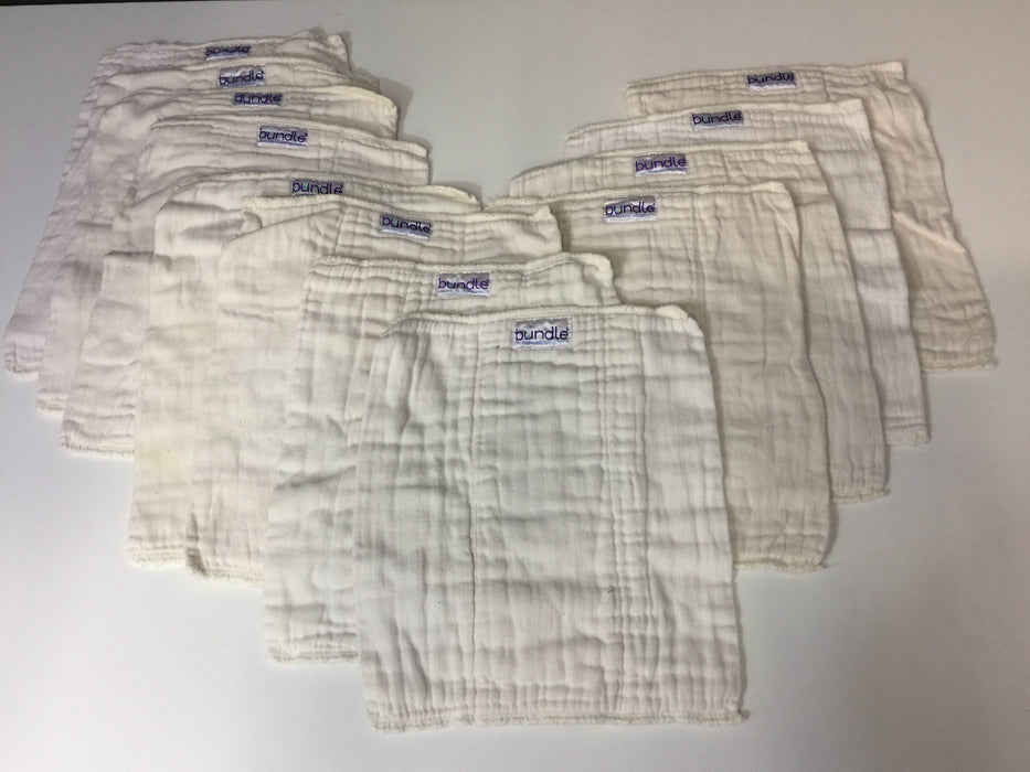 used BUNDLE Prefold Diapers