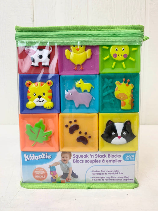 used Kidoozie Squeak 'n Stack Blocks