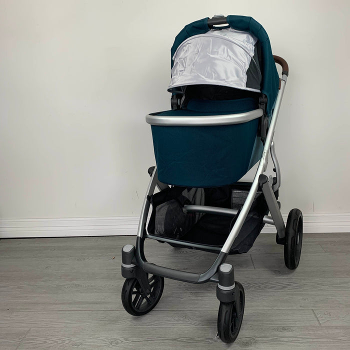 Shop UPPAbaby VISTA V2 Stroller, Finn (Deep Sea) at Goodbuygears