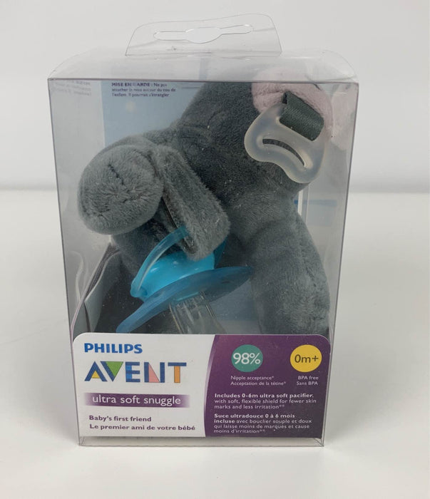 used Philips Avent Soothie Snuggle Pacifier Holder, Seal
