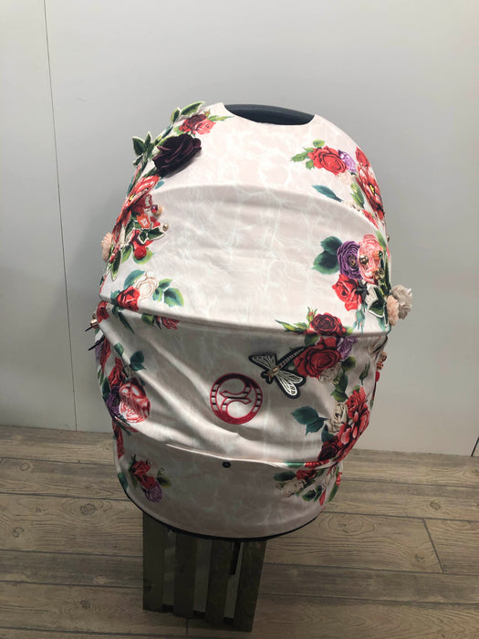 Shop Cybex MIOS LUX Carry Cot, Beige Spring Blossom at Goodbuygears