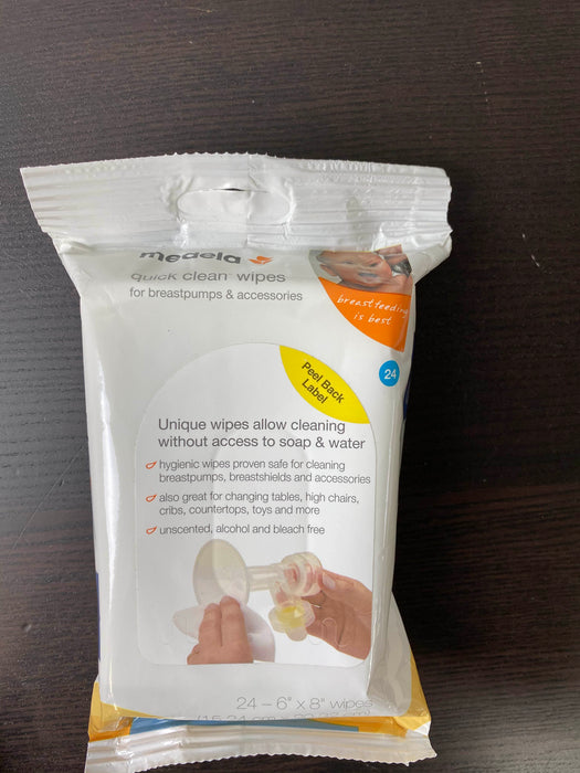 secondhand Medela Quick Clean Wipes